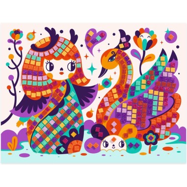 Mosaïques Kokeshis Muxxi - Djeco Mosaïques Kokeshis Muxxi - Djeco