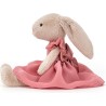 Lapin peluche Lottie robe de soirée rose - Jellycat