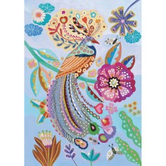 Wizzy Puzzle - L'Oiseau étincelant - 50 Pièces - Djeco 2