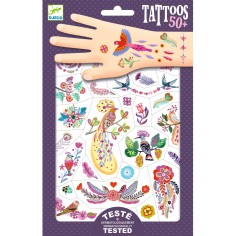 Tatouages Plume Color pour les enfants de - Djeco