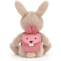 Lapin rose au Sac-à-dos - Jellycat