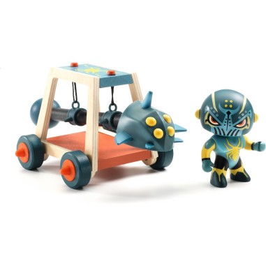 Spider attack chevalier & son belier Arty Toys de - Djeco Spider attack chevalier & son belier Arty Toys de - Djeco