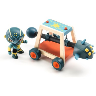 Spider attack chevalier & son belier Arty Toys de - Djeco Spider attack chevalier & son belier Arty Toys de - Djeco