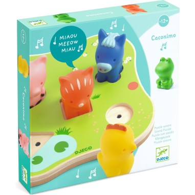Puzzles sonores - Caconimo - Djeco Puzzles sonores - Caconimo - Djeco