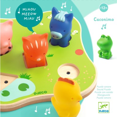 Puzzles sonores - Caconimo - Djeco Puzzles sonores - Caconimo - Djeco