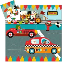 Puzzle - Le Bolide - 16 Pièces - Djeco 2