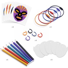 Porte-clefs catcheurs Artistic Plastic - Djeco 2