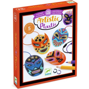 Porte-clefs catcheurs Artistic Plastic - Djeco Porte-clefs catcheurs Artistic Plastic - Djeco