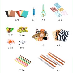 Boîte à créer des Animaux de la jungle - Djeco 2