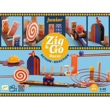 Zig & Go Junior - Racer - 51 pcs - Djeco