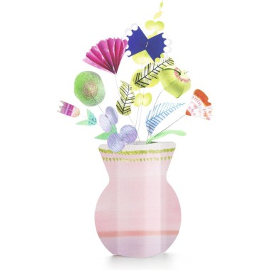 Délicat bouquet de fleurs papier à créer Do it Yourself - Djeco Délicat bouquet de fleurs papier à créer Do it Yourself - Djeco