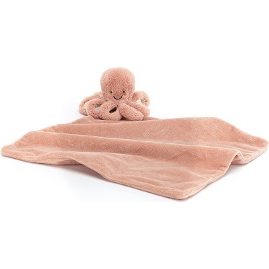 Doudou Couverture Rose Pieuvre Odell - Jellycat Doudou Couverture Rose Pieuvre Odell - Jellycat