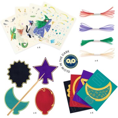 4 baguettes magiques Sortilèges Do It Yourself à créer de - Djeco 4 baguettes magiques Sortilèges Do It Yourself à créer de - Djeco