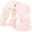 Doudou Couverture Lapin Rose Bashful - Jellycat