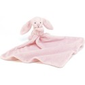 Doudou Couverture Lapin Rose Bashful - Jellycat