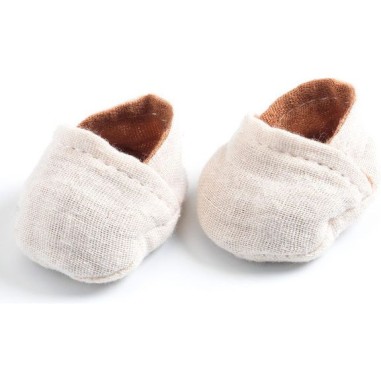 Pomea -Vêtements de poupées - 3 paires de chaussons - Djeco