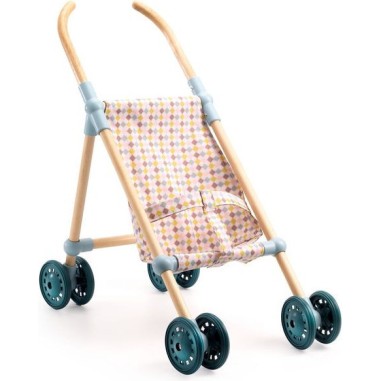 Pomea - La promenade - Poussette Bois - 44 cm - Djeco