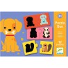 Puzzle duo-trio Ombres de pour les petits - Djeco