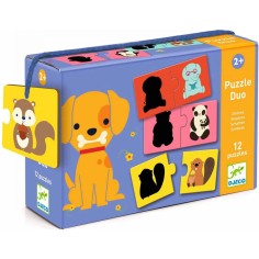 Puzzle duo-trio Ombres de pour les petits - Djeco 2
