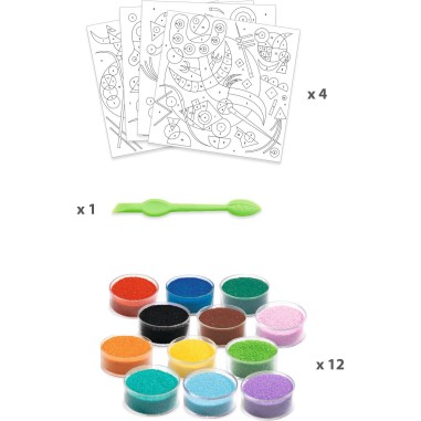 Sables colorés Abstractions - Inspired by Djeco Sables colorés Abstractions - Inspired by Djeco