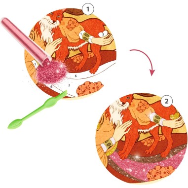 Tableaux à pailleter Divines - Inspired by Djeco