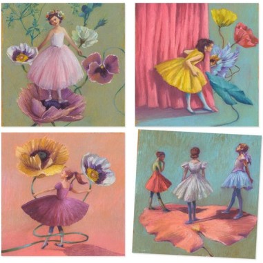 Crayons de cire Ballerines - Inspired by Djeco Crayons de cire Ballerines - Inspired by Djeco