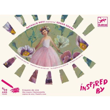 Crayons de cire Ballerines - Inspired by Djeco Crayons de cire Ballerines - Inspired by Djeco
