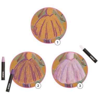 Crayons de cire Ballerines - Inspired by Djeco Crayons de cire Ballerines - Inspired by Djeco