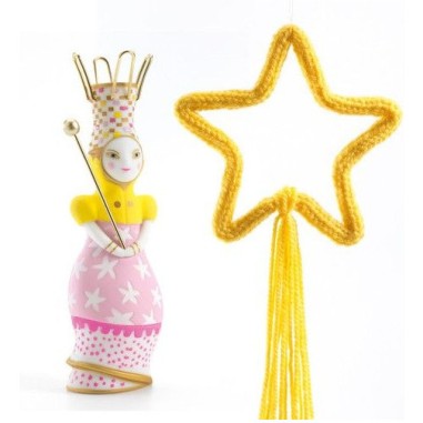 Tricotin Et Pompoms - Tricotin - Princesse - Djeco Tricotin Et Pompoms - Tricotin - Princesse - Djeco