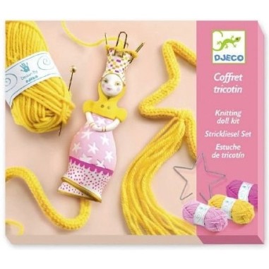 Tricotin Et Pompoms - Tricotin - Princesse - Djeco Tricotin Et Pompoms - Tricotin - Princesse - Djeco
