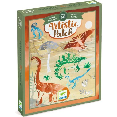 Dinosaurus Artistic patch Métal - Djeco Dinosaurus Artistic patch Métal - Djeco