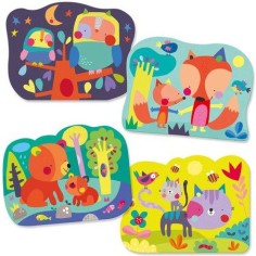 Coloriages Pour Les Petits - Caché Dans Les Bois - Djeco 2