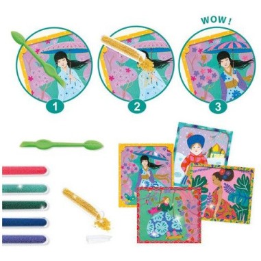 Microbilles Autour du Monde - Artistic Beads - Djeco Microbilles Autour du Monde - Artistic Beads - Djeco