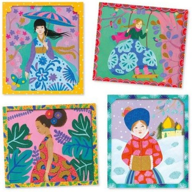 Microbilles Autour du Monde - Artistic Beads - Djeco Microbilles Autour du Monde - Artistic Beads - Djeco