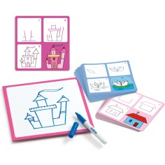 Apprendre à dessiner Step by step Joséphine and Co - Djeco 2