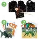 6 Activités créatives - Le monde des dinosaures - Djeco