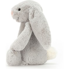 Peluche Lapin Gris/Silver Bashful - 18 cm - Jellycat 2