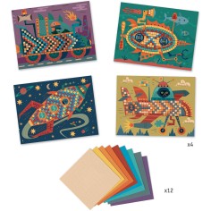 Coffret mosaïques - Les as du volant - Djeco 2