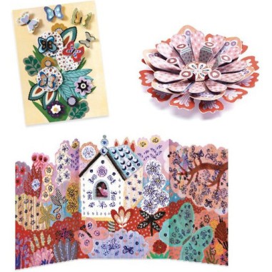 6 Activités créatives - Le jardin des fleurs - Djeco 6 Activités créatives - Le jardin des fleurs - Djeco