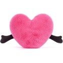 Peluche coeur Rose - Amuseable Pink Heart - Jellycat