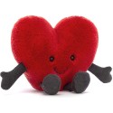 Peluche coeur Rouge - Amuseable Red Heart - Jellycat