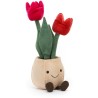 Peluche Pot de Fleurs Tulipes : Amuseable Tulip Pot - Jellycat