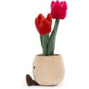 Peluche Pot de Fleurs Tulipes : Amuseable Tulip Pot - Jellycat