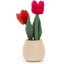 Peluche Pot de Fleurs Tulipes : Amuseable Tulip Pot - Jellycat