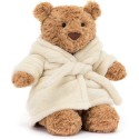 Peluche Peignoir Ours Bartholomew - Bear Bathrobe 26 cm - Jellycat