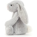 Peluche Lapin Gris/Shimmer étoile Bashful - 18 cm - Jellycat