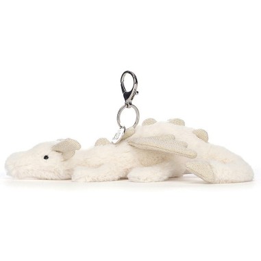 Peluche Porte clés Dragon des Neiges - Snow - Jellycat Peluche Porte clés Dragon des Neiges - Snow - Jellycat