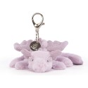 Peluche Porte clés dragon lavande - Lavender - Jellycat