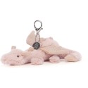 Peluche Porte clés Dragon Rose - Jellycat