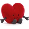 Peluche Coeur rouge - Amuseable Red Heart 19 cm - Jellycat